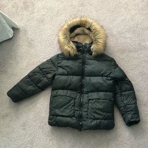 Zara puffer jacket size 10